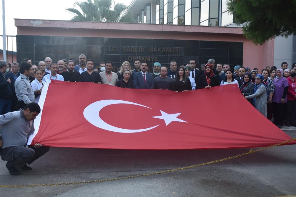 Kurumumuz Çalışanlarıyla Birlikte 10 Kasım Ulu Önder Mustafa Kemal Atatürk'ü Anma Töreni Düzenledik...